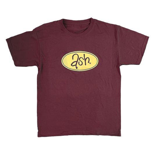 Classic Ash Logo - Tour T-shirt (Maroon)