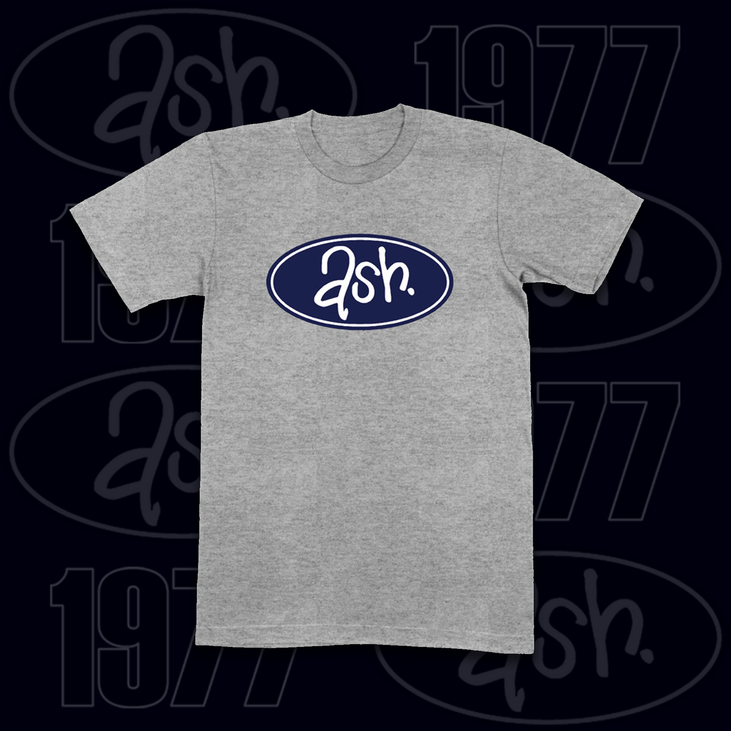 Classic Ash Logo T-Shirt (Grey)