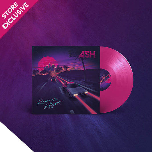 Ash Race The Night Pink LP signed