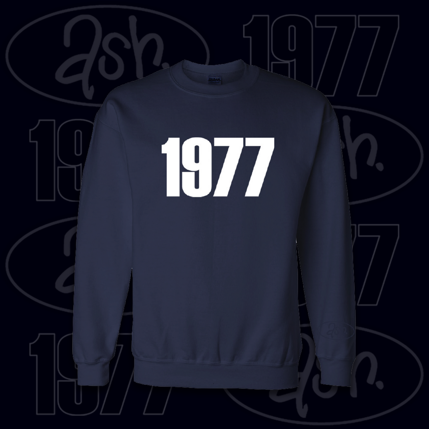Classic Ash 1977 Sweatshirt (Navy)