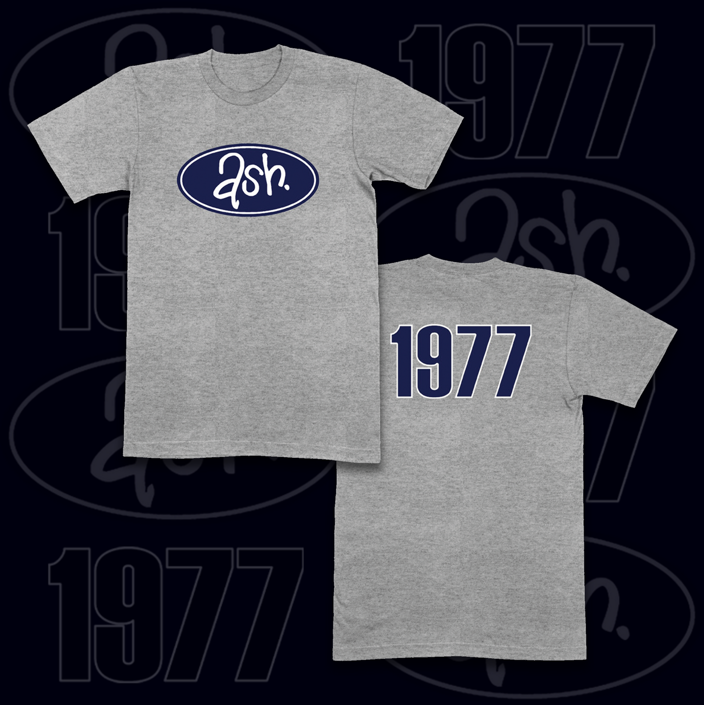 Classic Ash Logo T-Shirt (Grey)