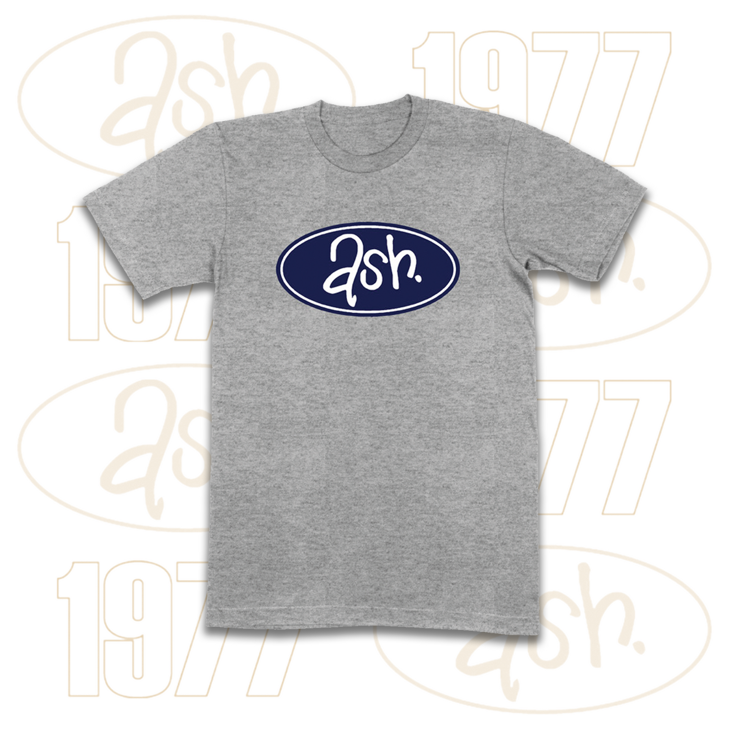 Classic Ash Logo T-Shirt (Grey)