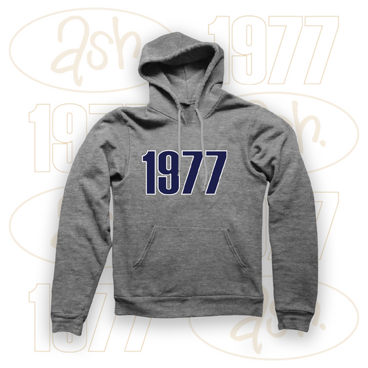 Classic Ash 1977 Hoodie (Grey)